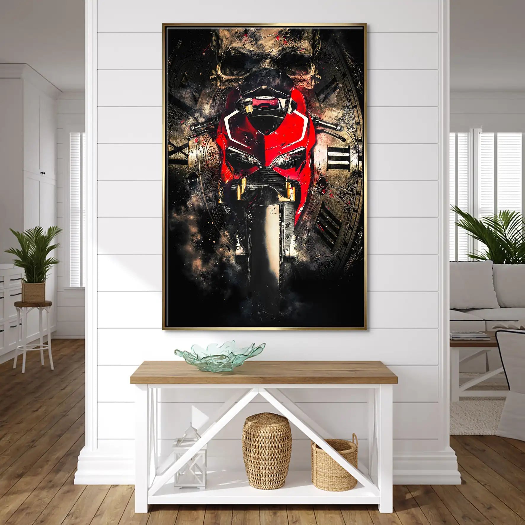 Ducati Totenkof Leinwand Bild INGALERIE