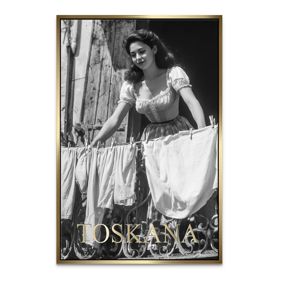 Bella Toskana Leinwand Bild