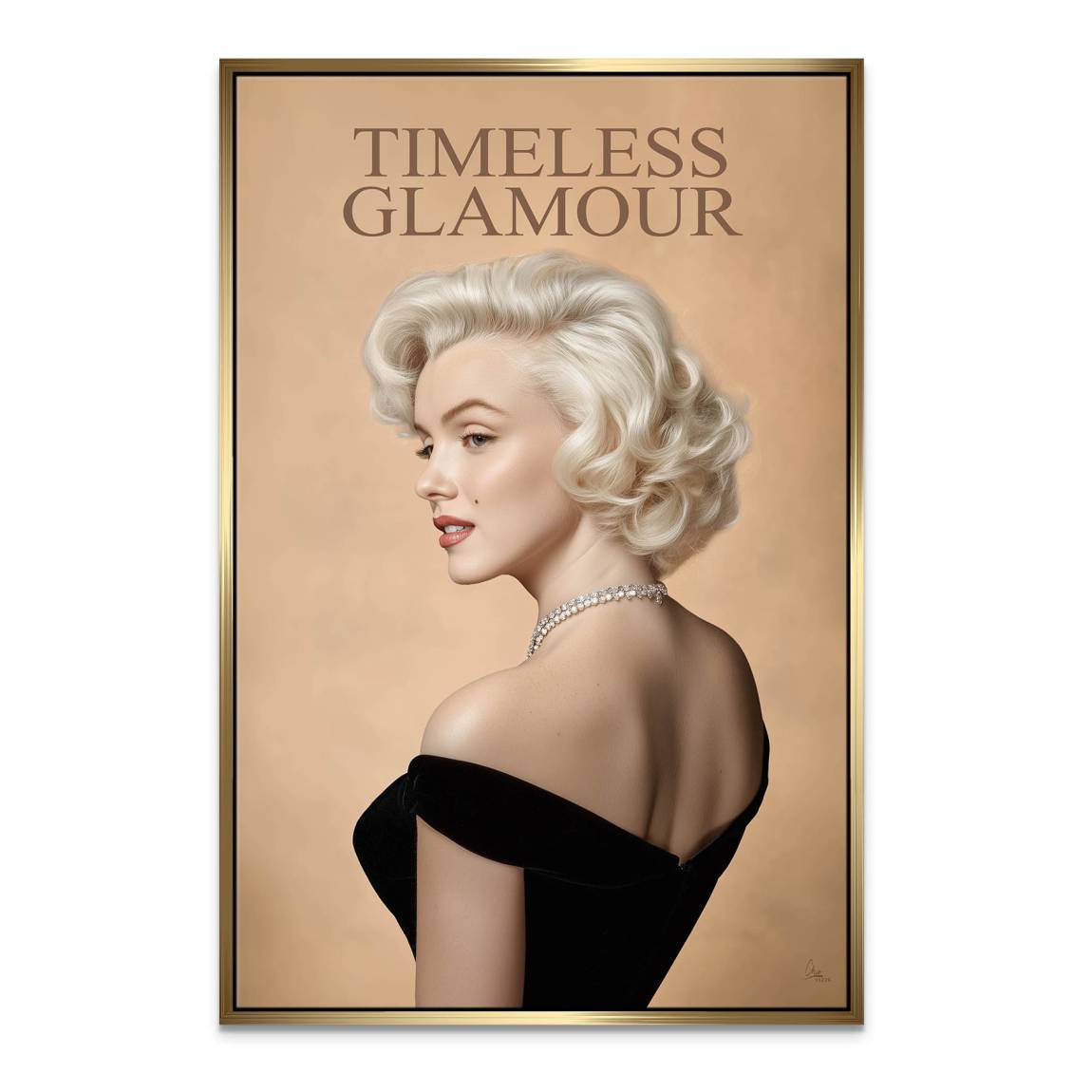 Marilyn Monroe Zeitlos Leinwand Bild