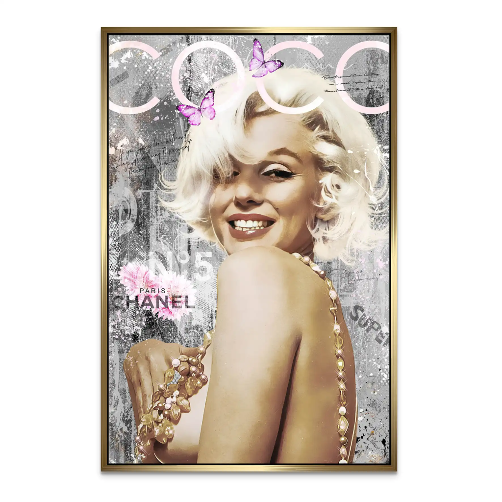 Marilyn Coco Leinwand Bild INGALERIE