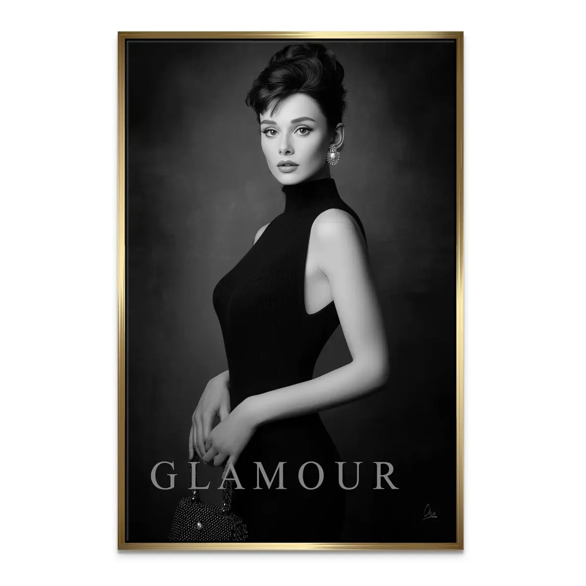 Audrey Glam Allure Leinwand Bild