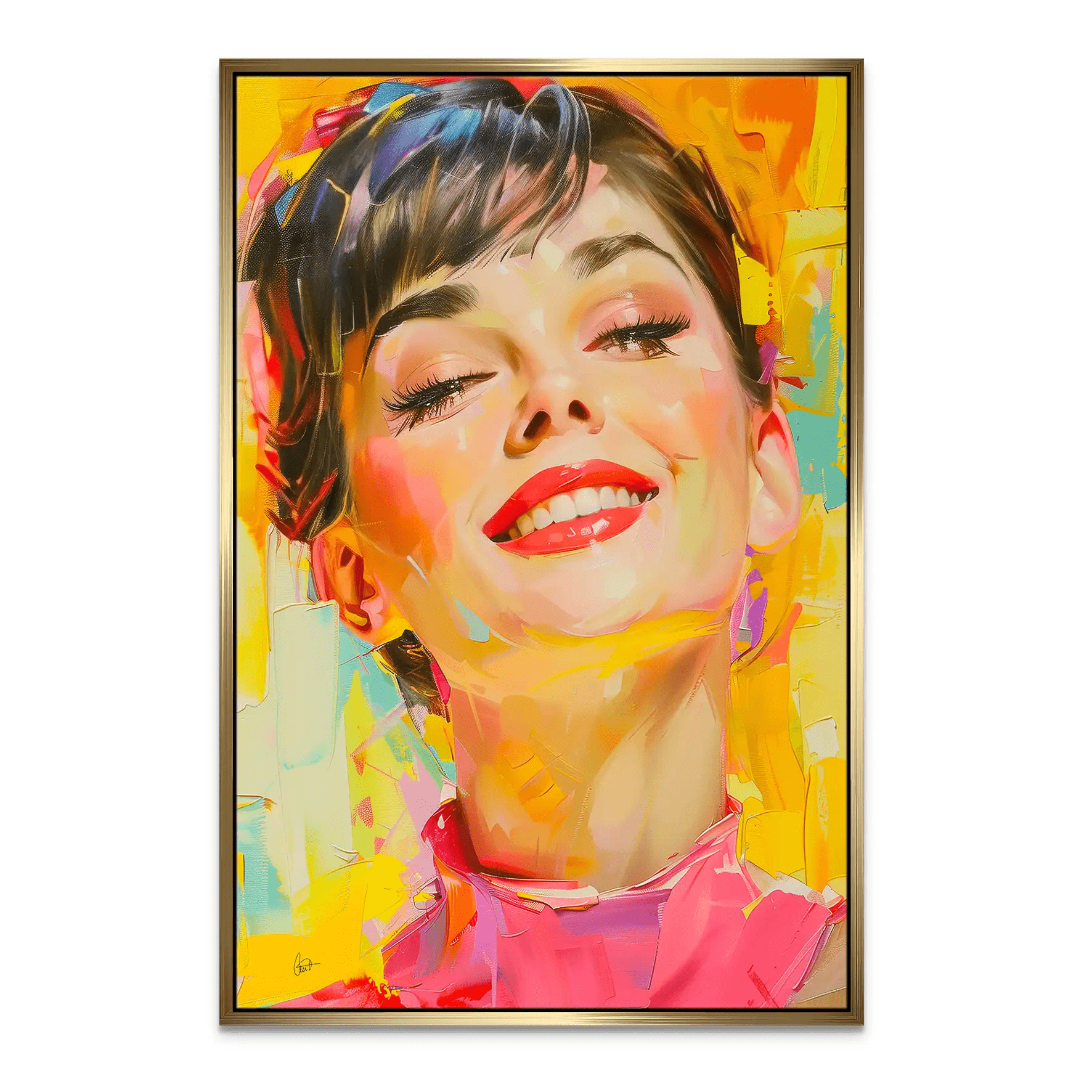 Audrey Modern Art Leinwand Bild INGALERIE