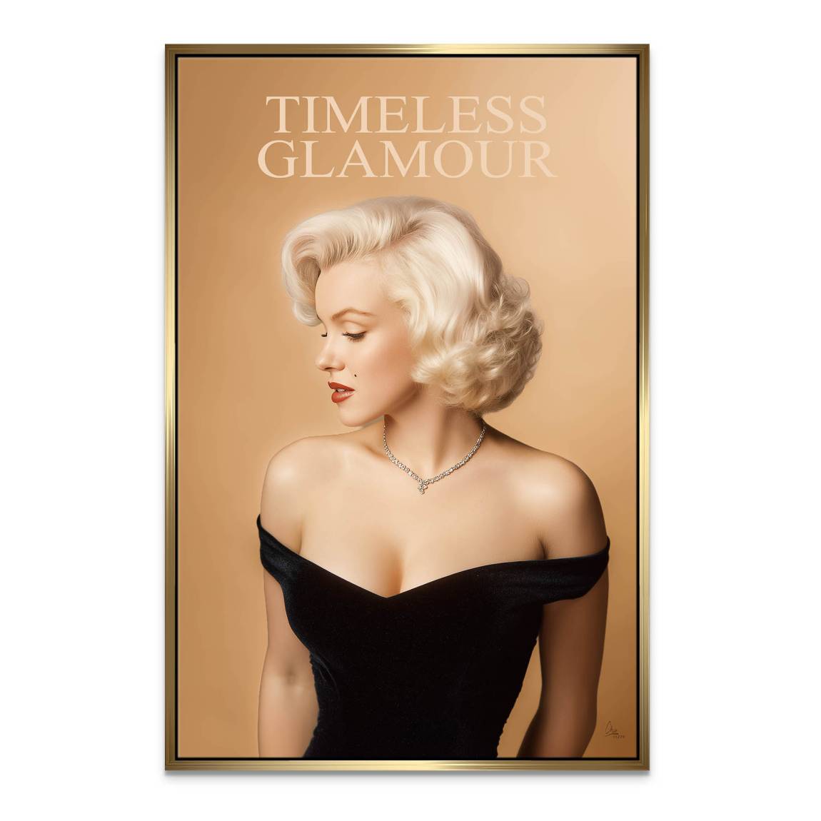 Marilyn Monroe Timeless Leinwand Bild