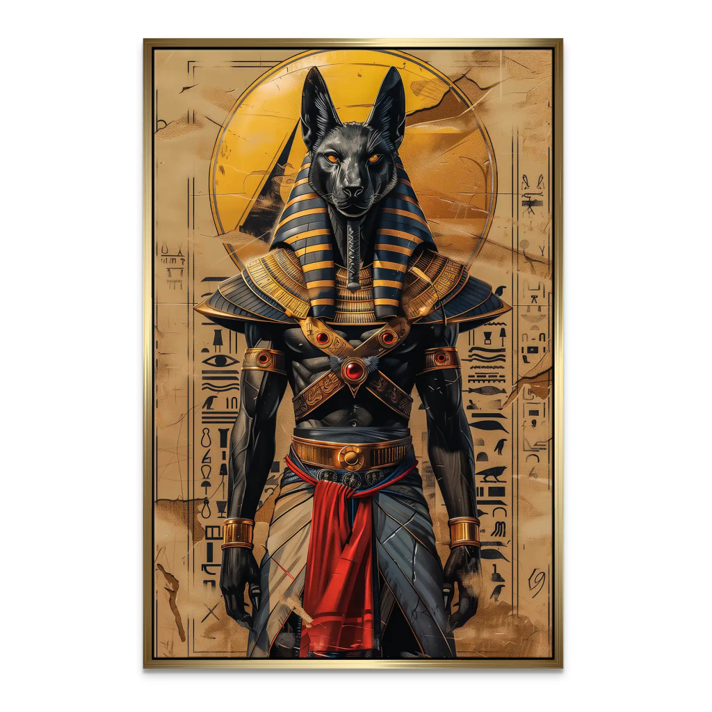 Anubis Modern Style Leinwand Bild INGALERIE