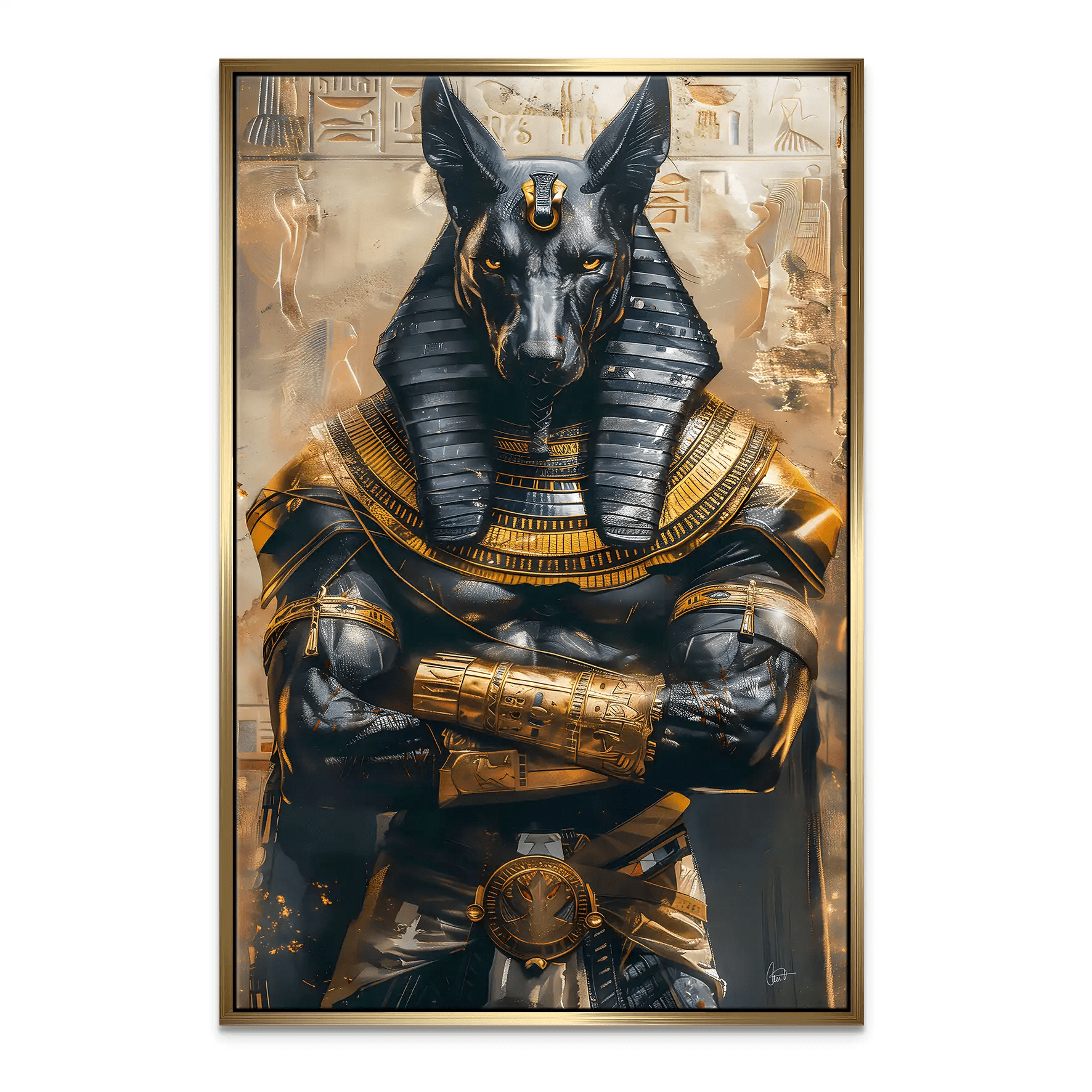 Anubis Style Leinwand Bild INGALERIE