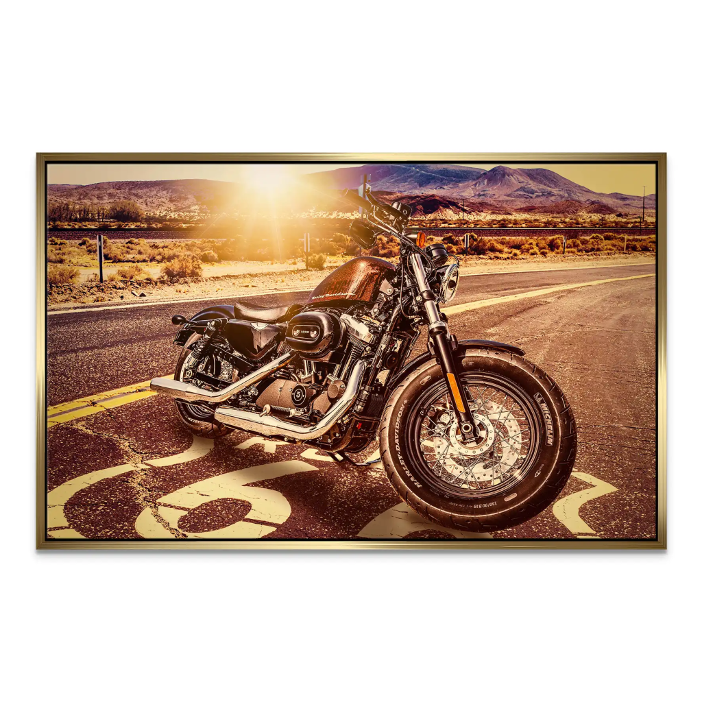 Harley Bobber Leinwand Bild INGALERIE