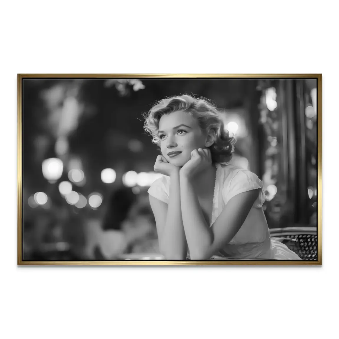 Marilyn Nightwish Noir Leinwand Bild