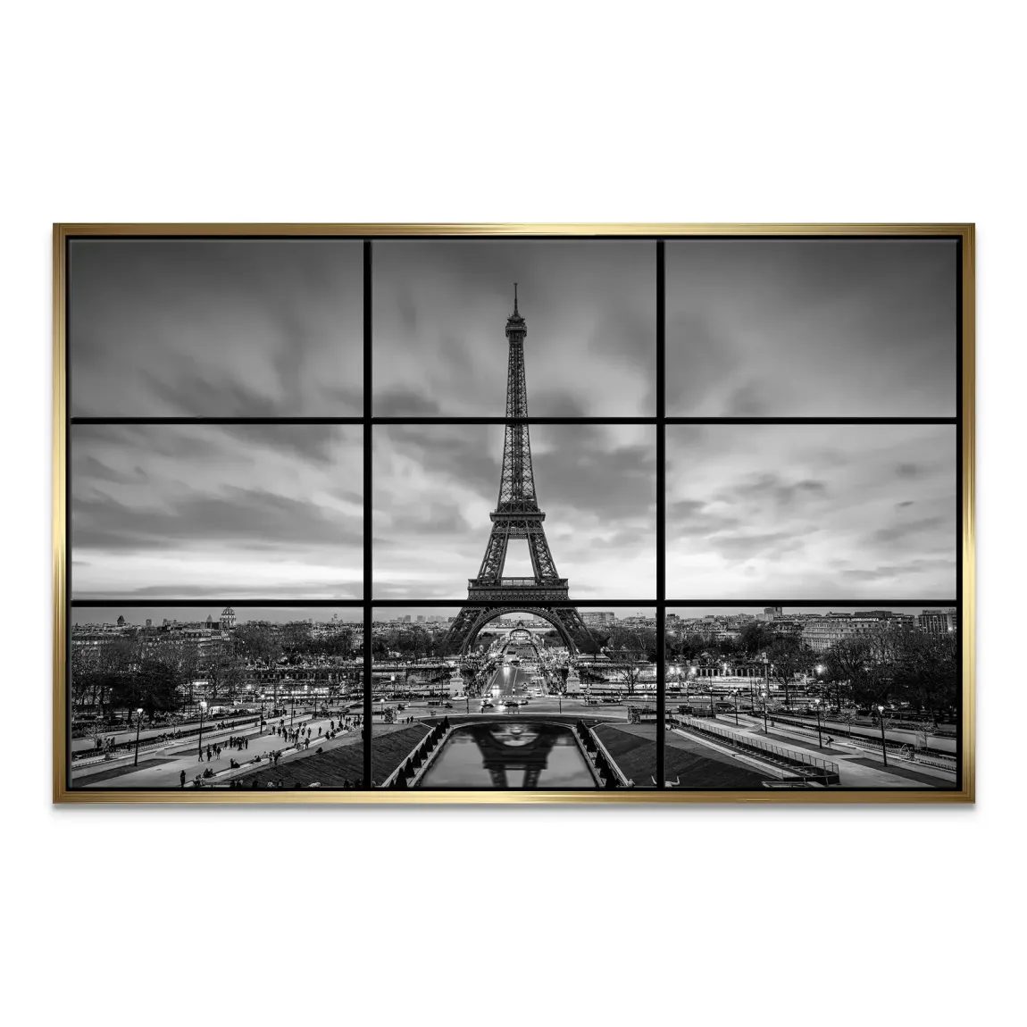 Paris Noir Leinwand Bild