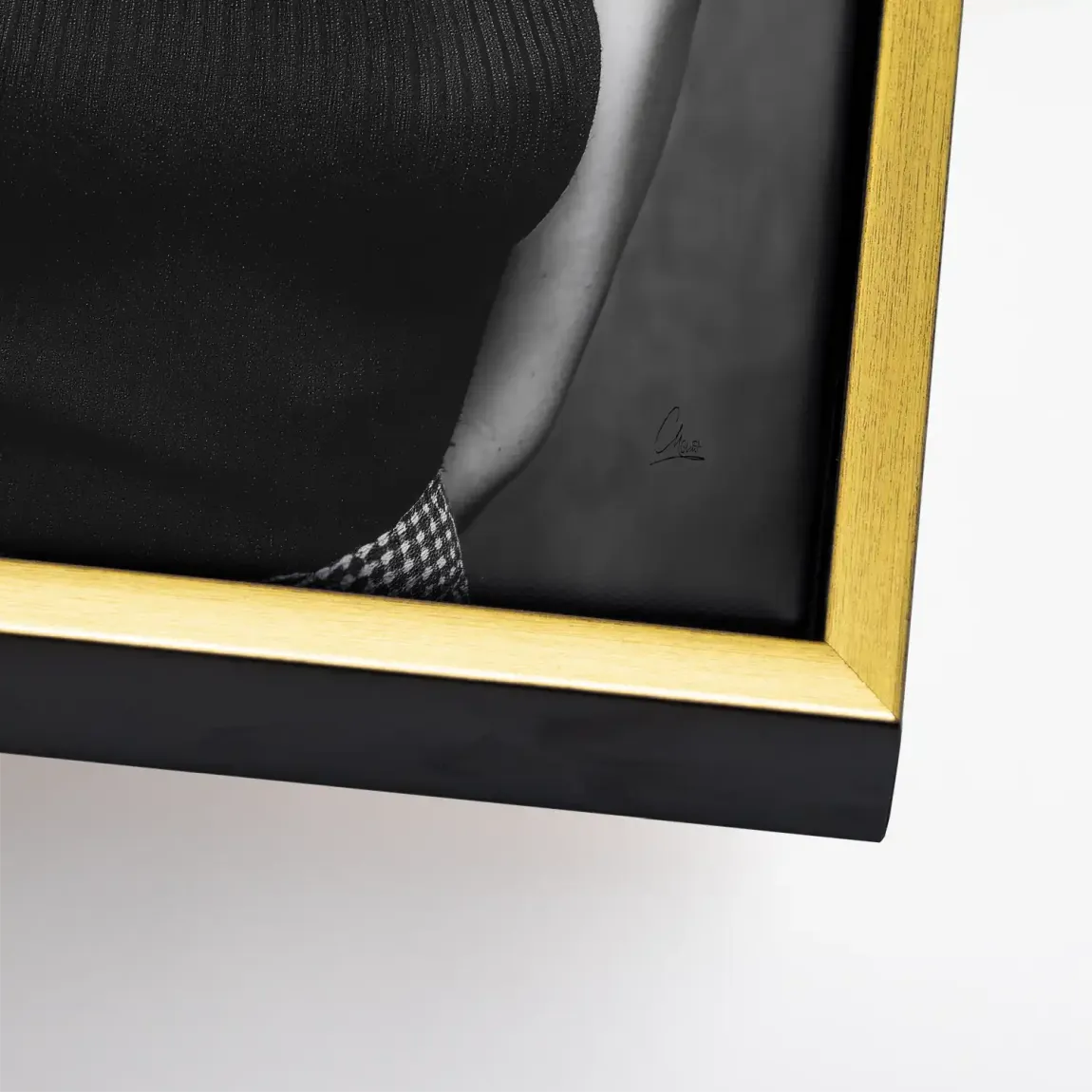 Marilyn Black and White Style Leinwand Bild