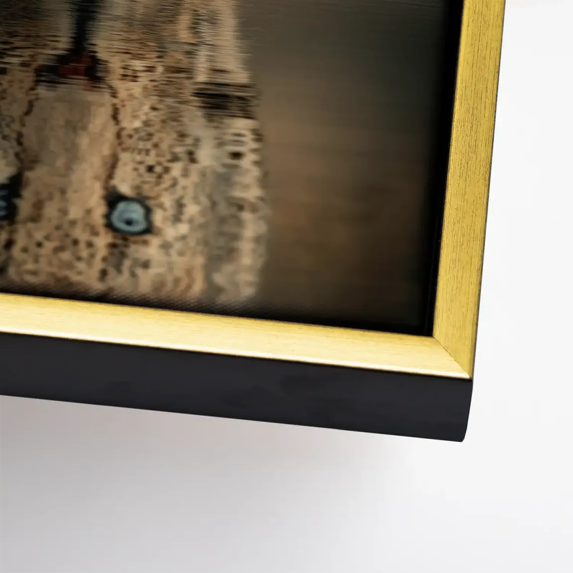 Silent Leopard Leinwand Bild