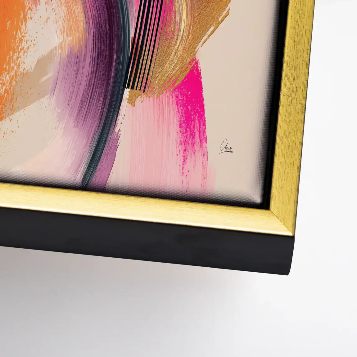 Amber Wave Leinwand Bild