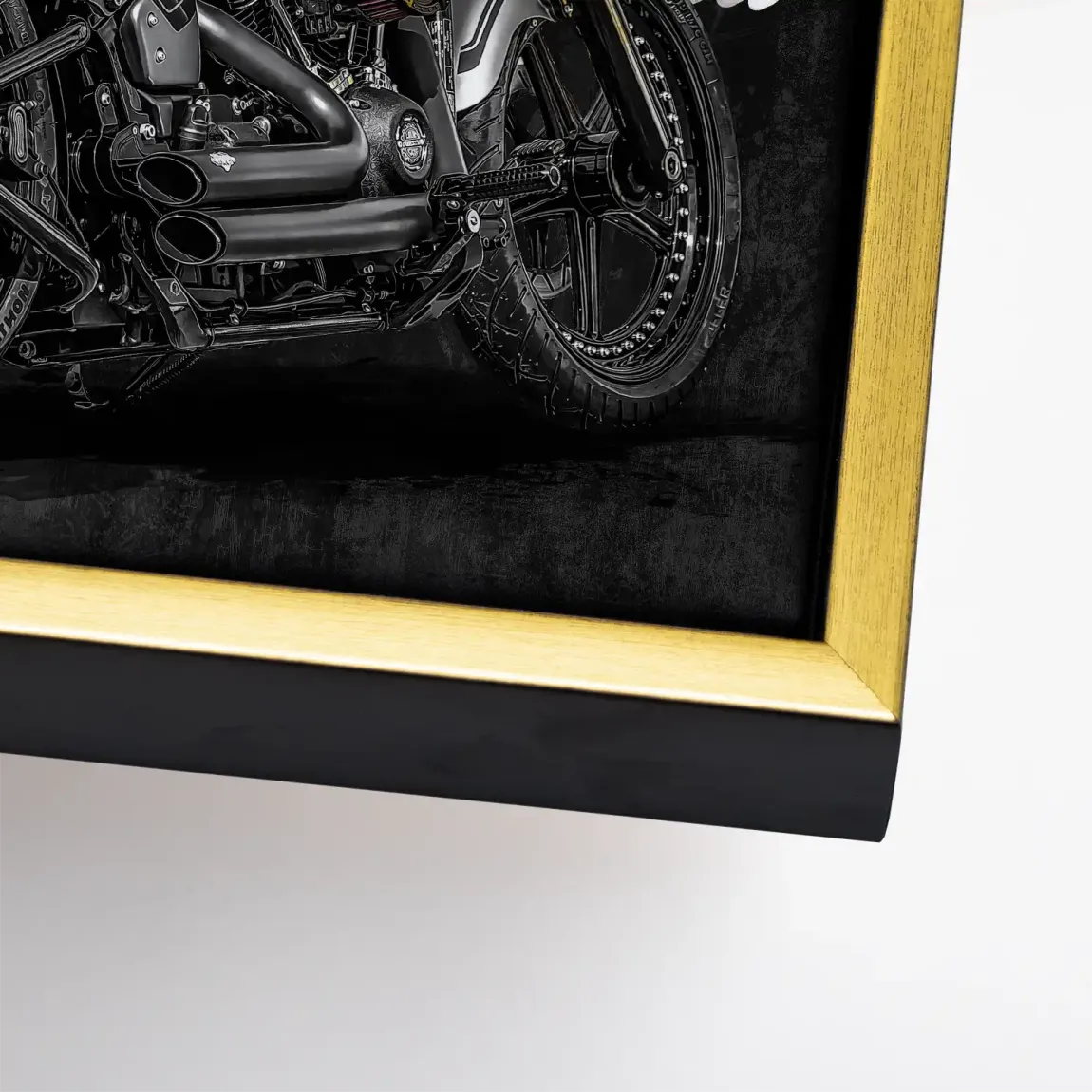 Harley Freedom Pop Art Leinwand Bild