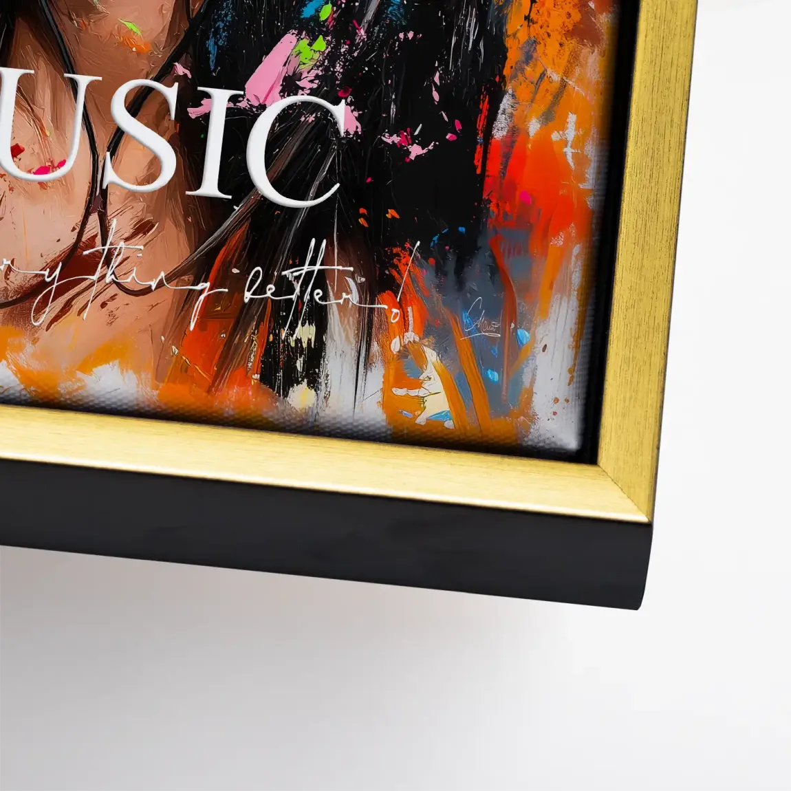 Music Soul Leinwand Bild