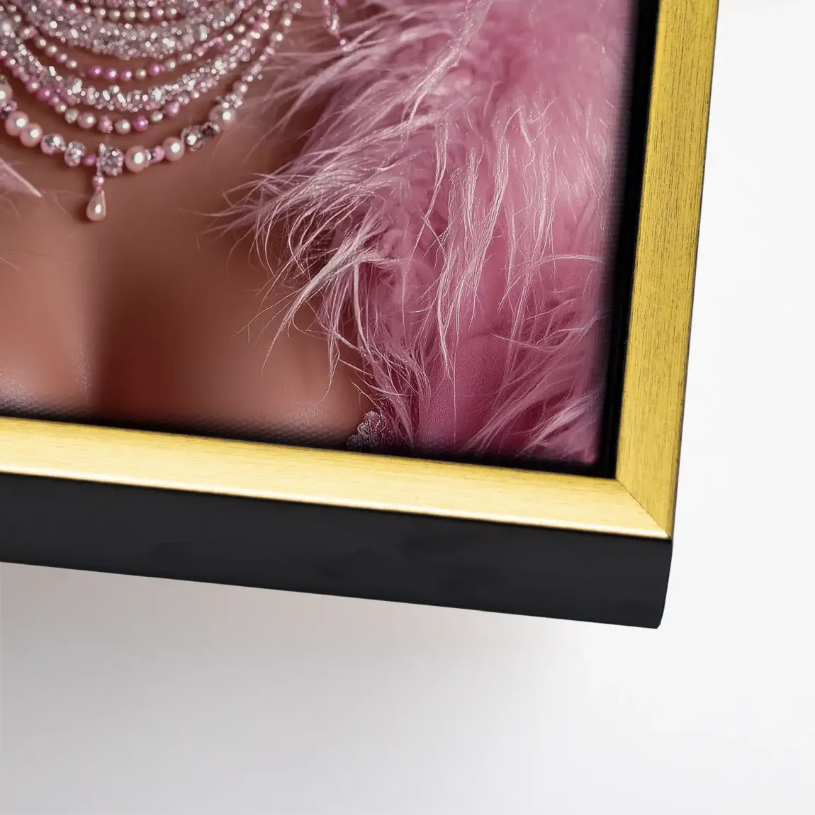 Glamour Girl Leinwand Bild