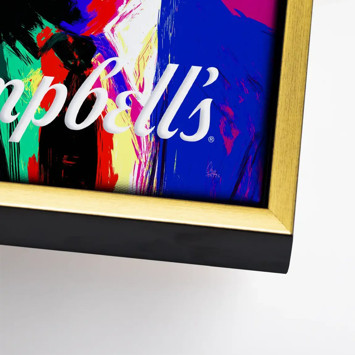Campbell Popart Leinwand Bild