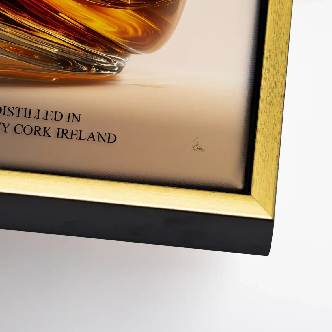 Peaky Whiskey Leinwand Bild