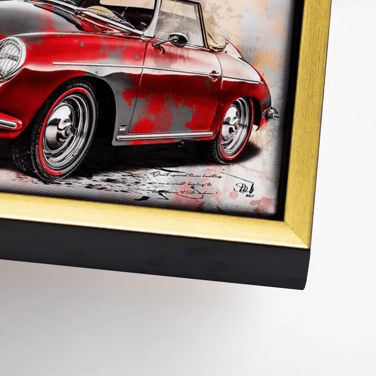 Audrey Porsche Pop Art Leinwand Bild INGALERIE