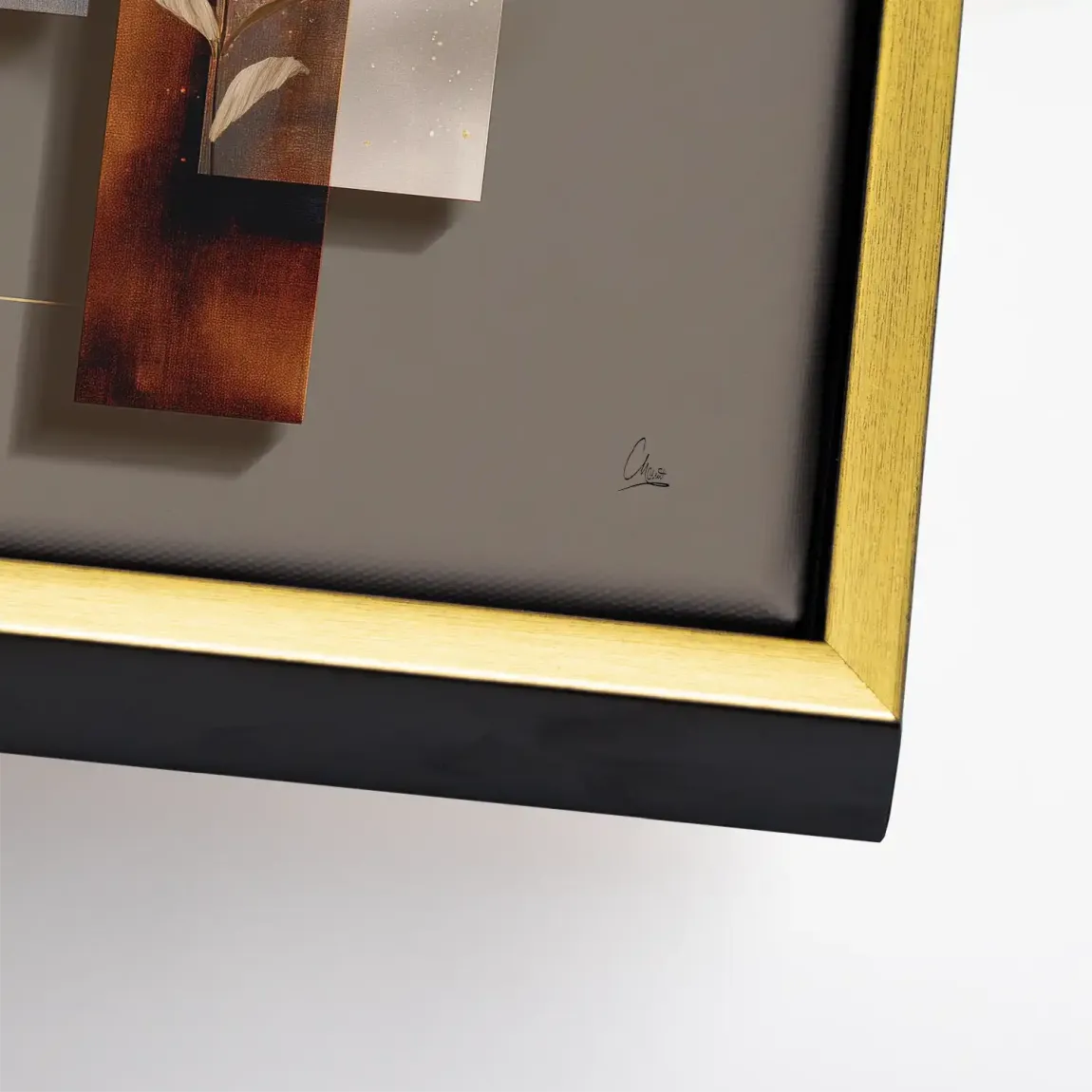 Celestial Bloom Harmony Leinwand Bild