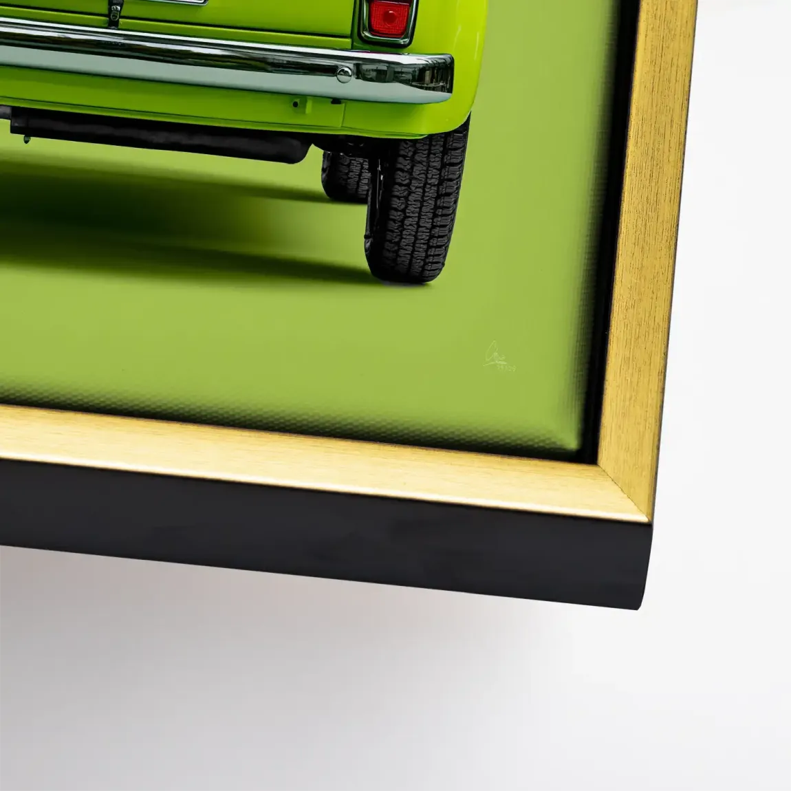 Fiat 500 Italia Leinwand Bild