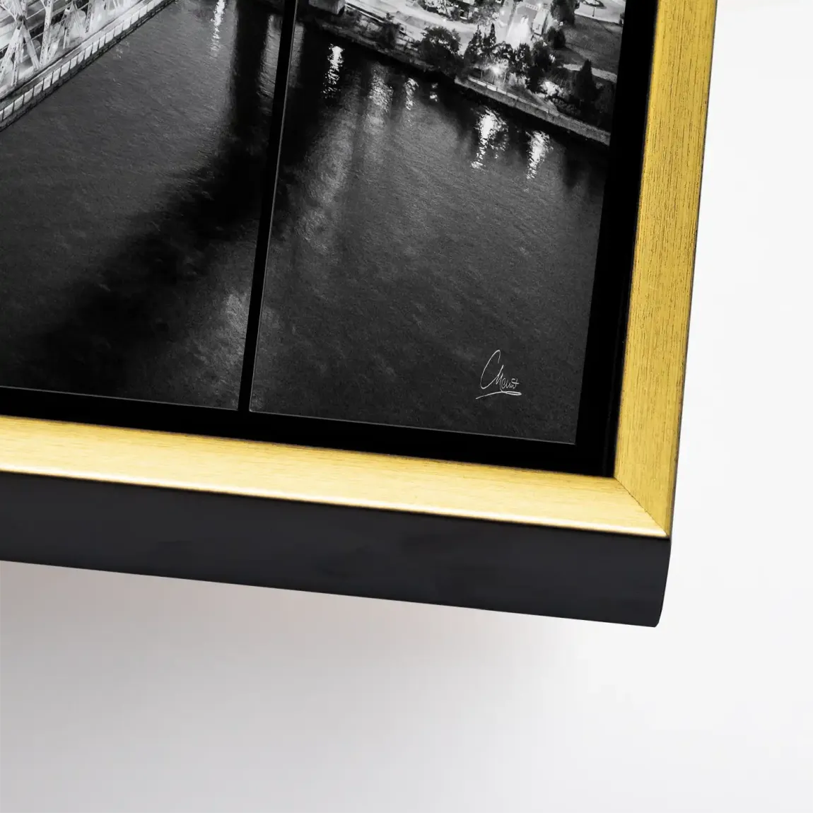 Bridge Lights New York Leinwand Bild