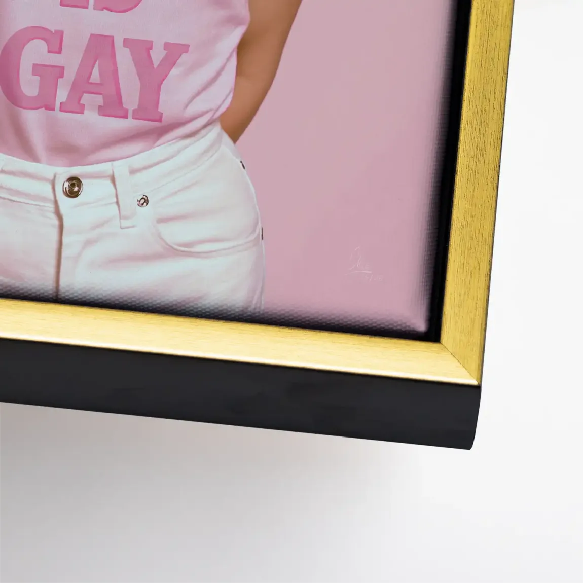 Audrey Hepburn Ken is Gay Leinwand Bild