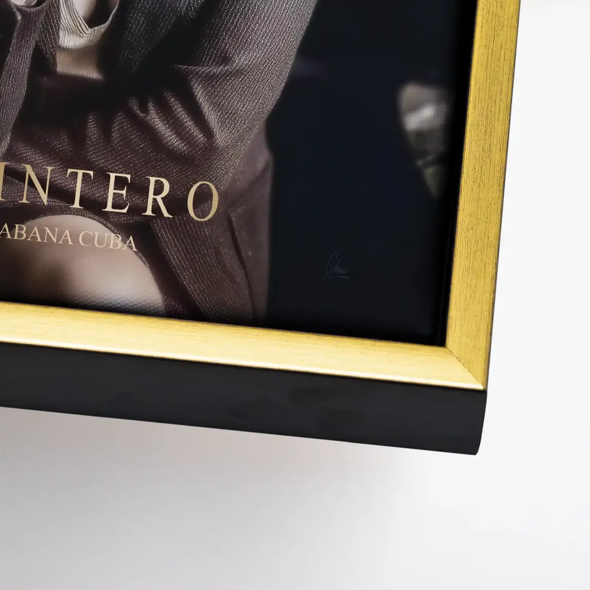 Whisky Noir Leinwand Bild