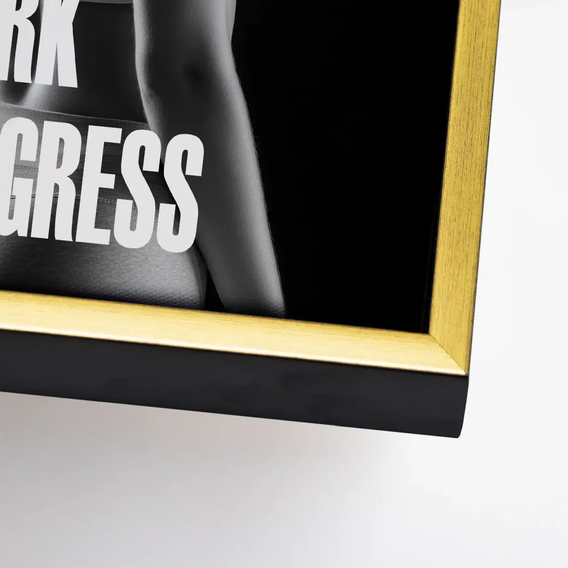 Progress Training Leinwand Bild