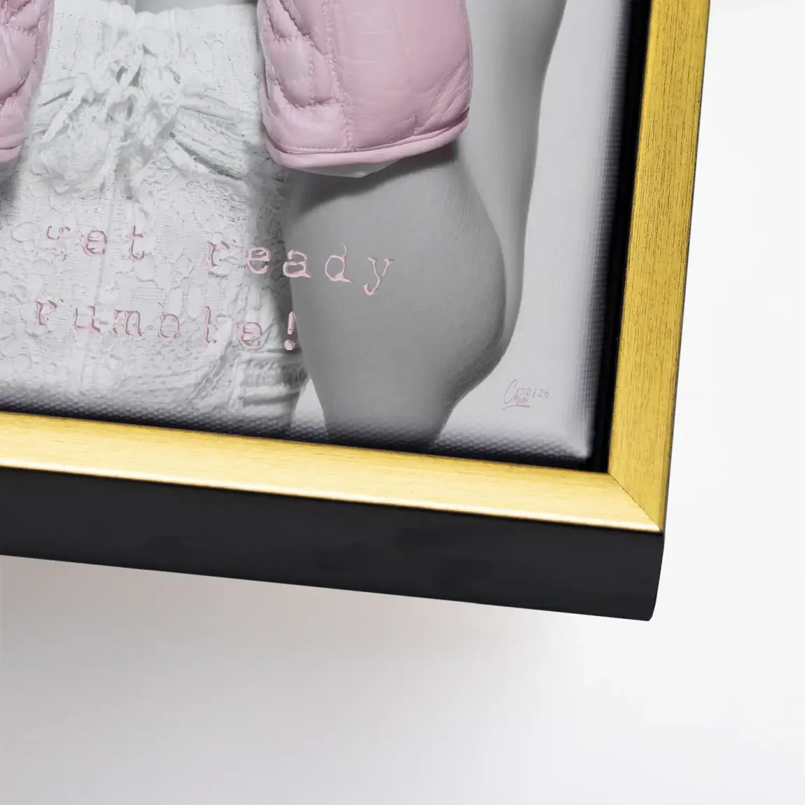 Boxing Marilyn Monroe Leinwand Bild