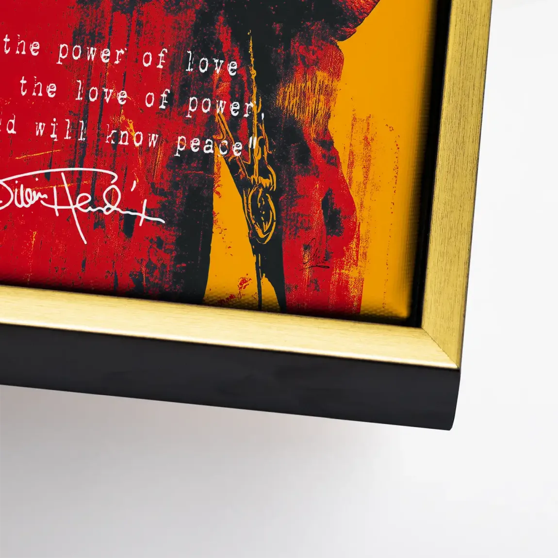 Electric Soul Hendrix Leinwand Bild