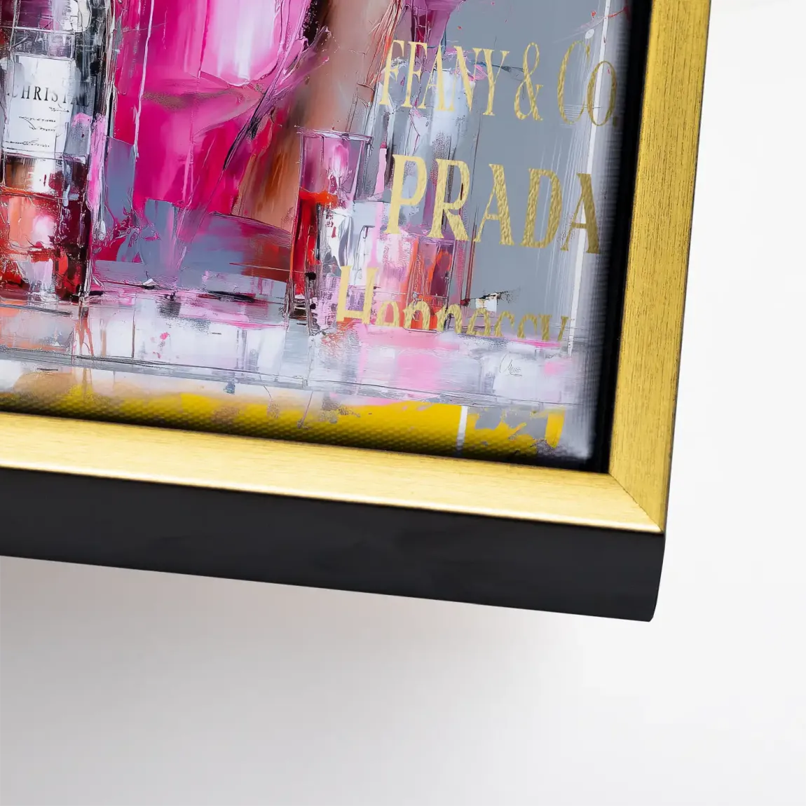 Audrey Pop Couture Leinwand Bild