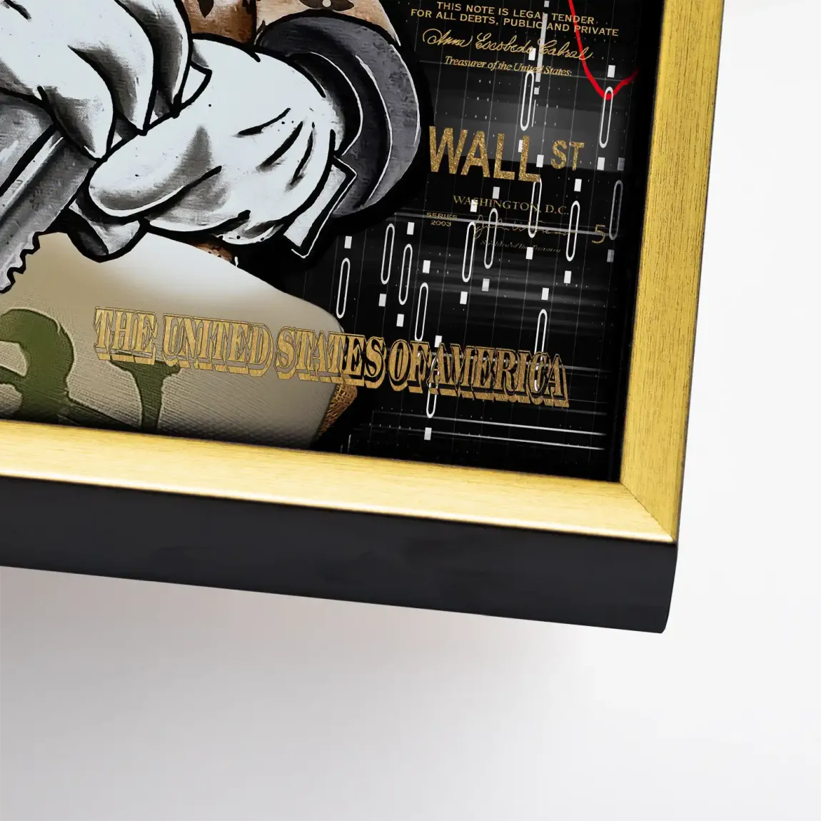 Financial Empire Duck Leinwand Bild