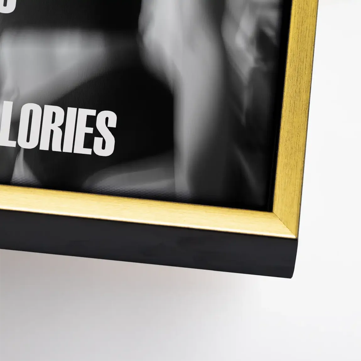 Burn Calories Fitness Leinwand Bild