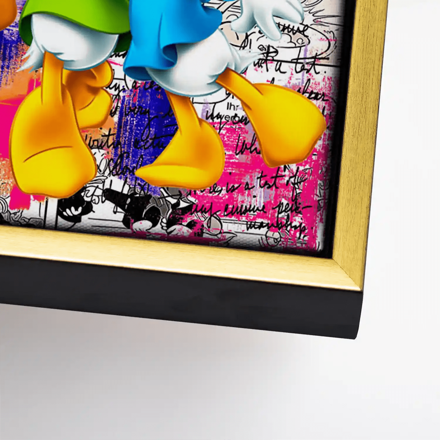 Duck Kids Pop Art Leinwand Bild INGALERIE