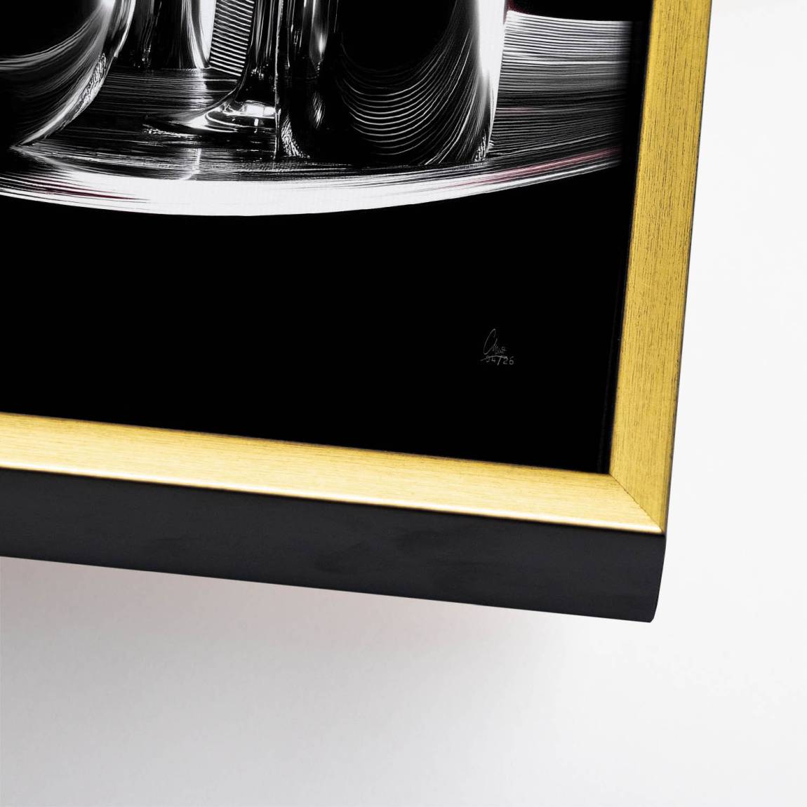Wein Noir Leinwand Bild
