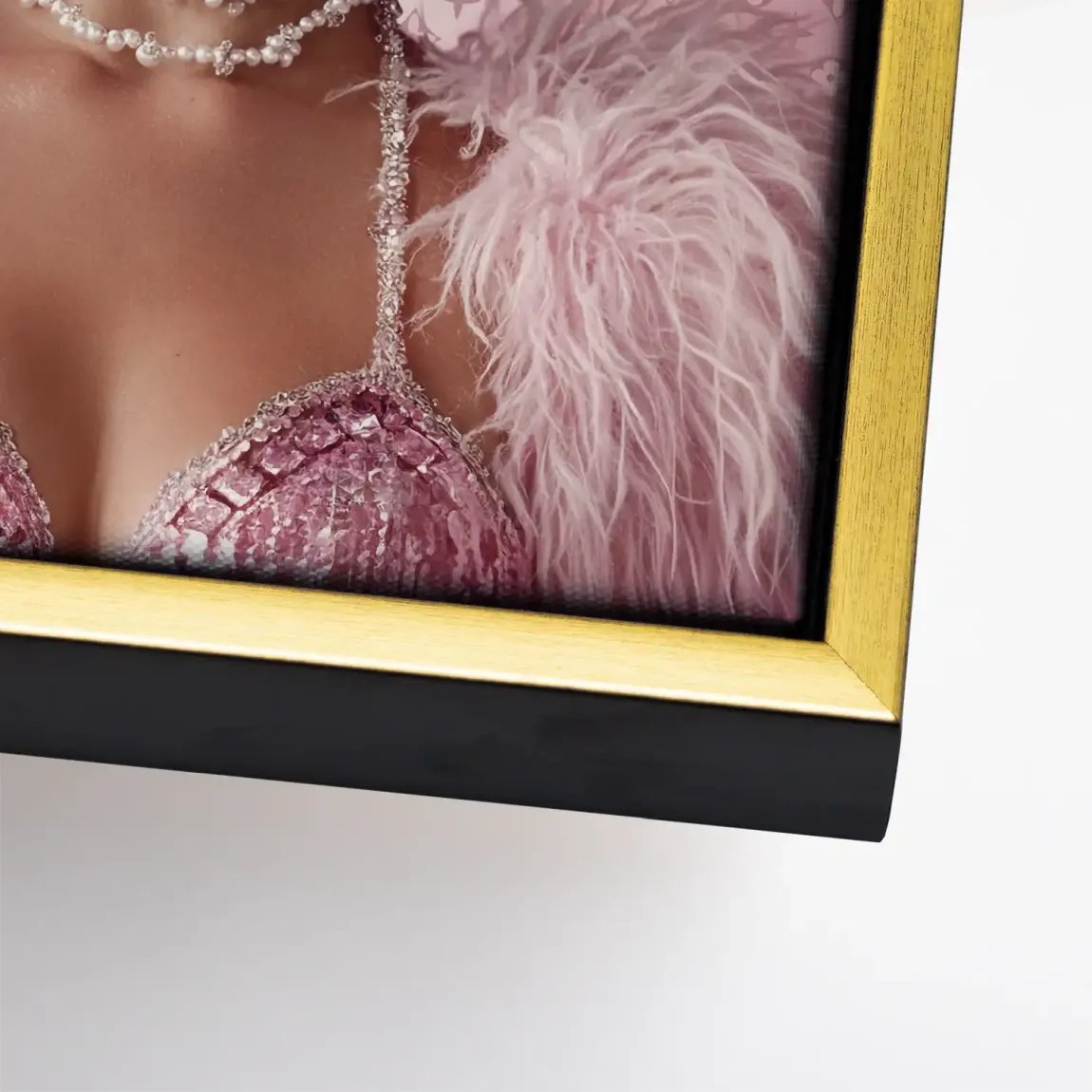 Glamour Lady Leinwand Bild