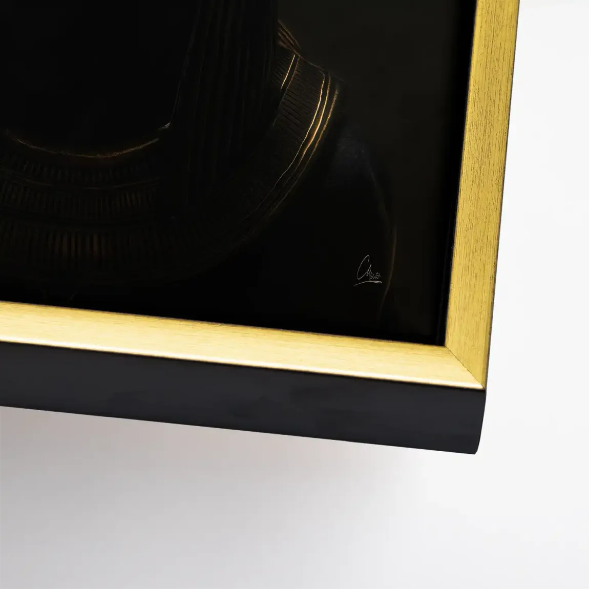 Dark Anubis Leinwand Bild