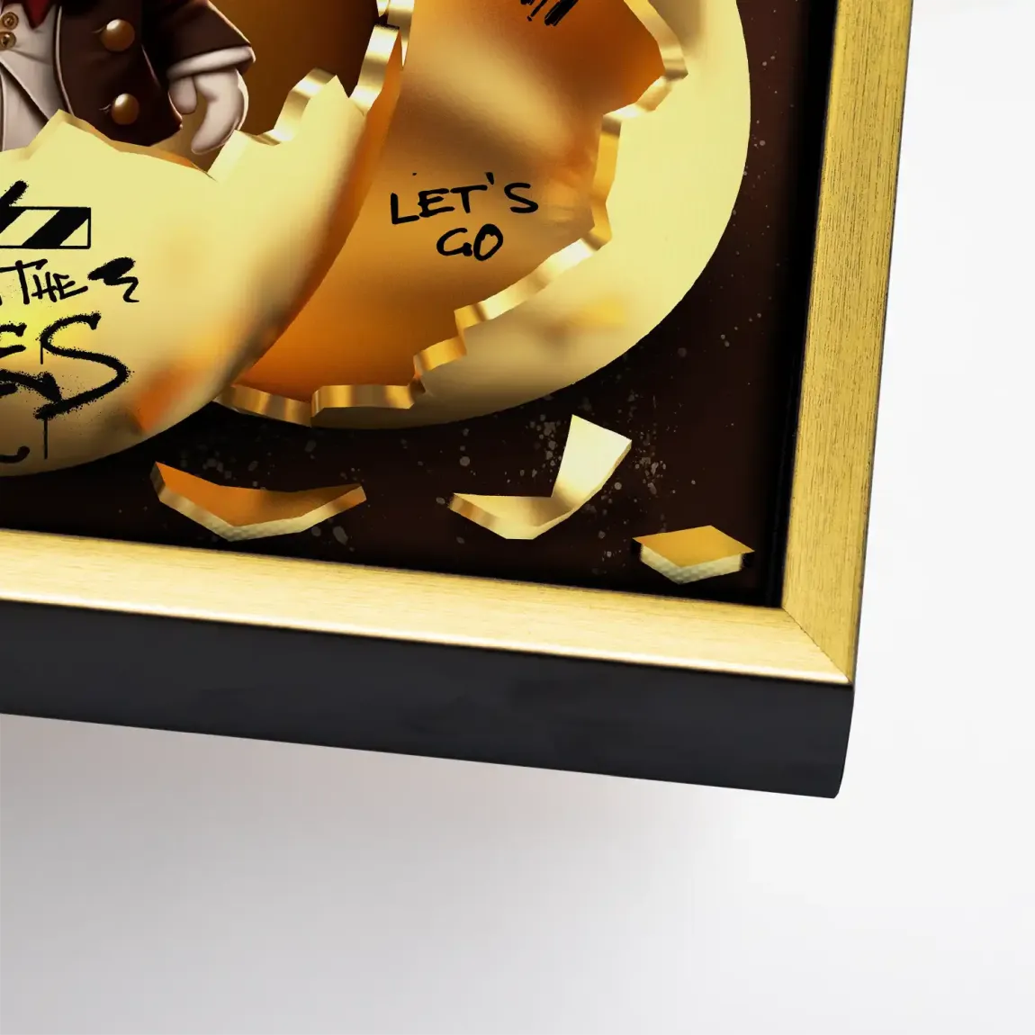 Money Master Dagobert Duck Leinwand Bild