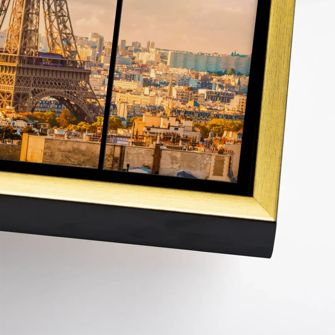 Morning Glow Paris Leinwand Bild