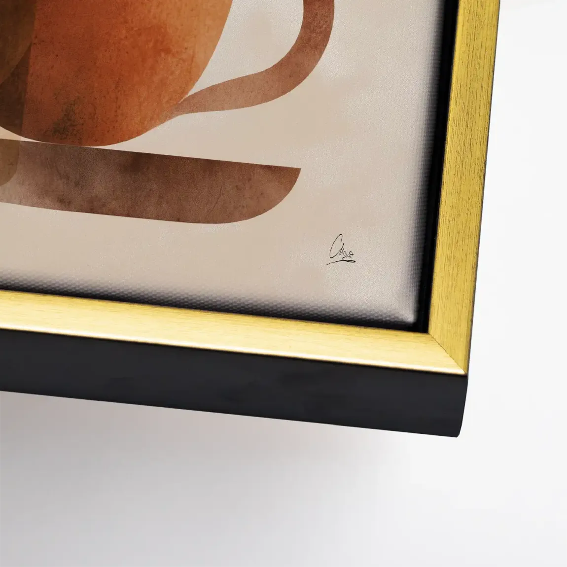 Warm Aroma Leinwand Bild