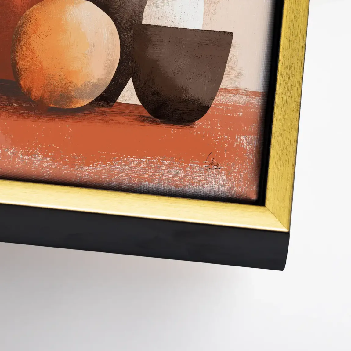 Terracotta Grace Leinwand Bild