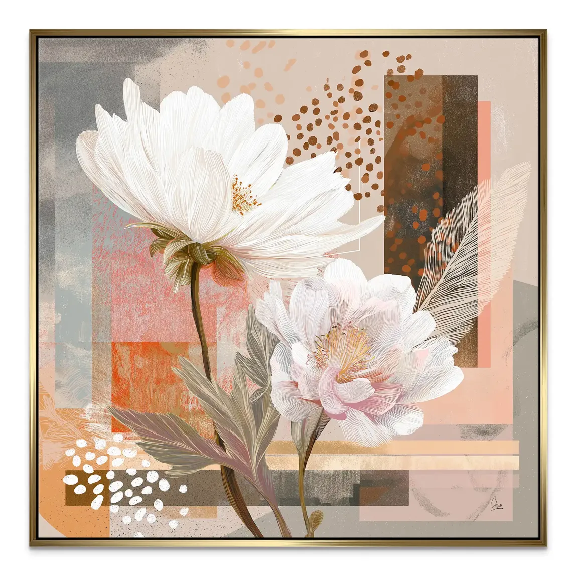 Soft Bloom Leinwand Bild