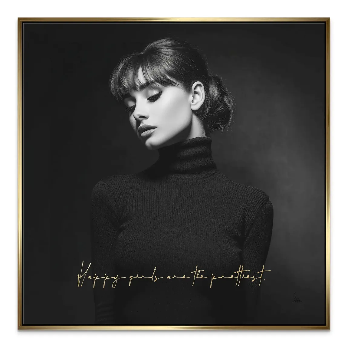 Audrey Hepburn Pretty Leinwand Bild