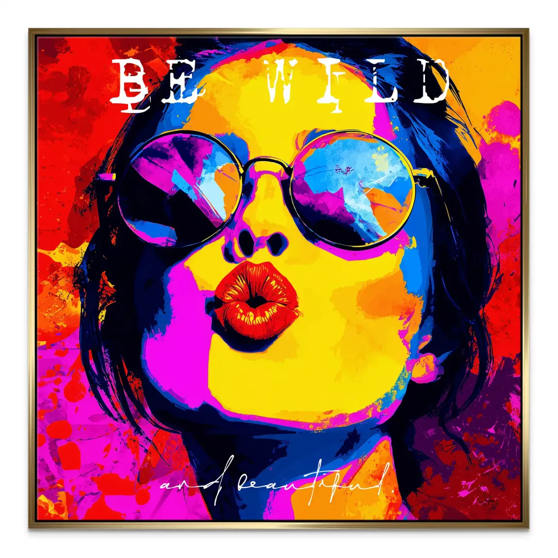 Be Wild Leinwand Bild