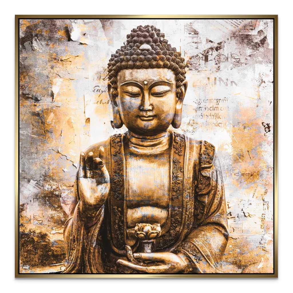 Buddha Abstrakt Leinwand Bild INGALERIE