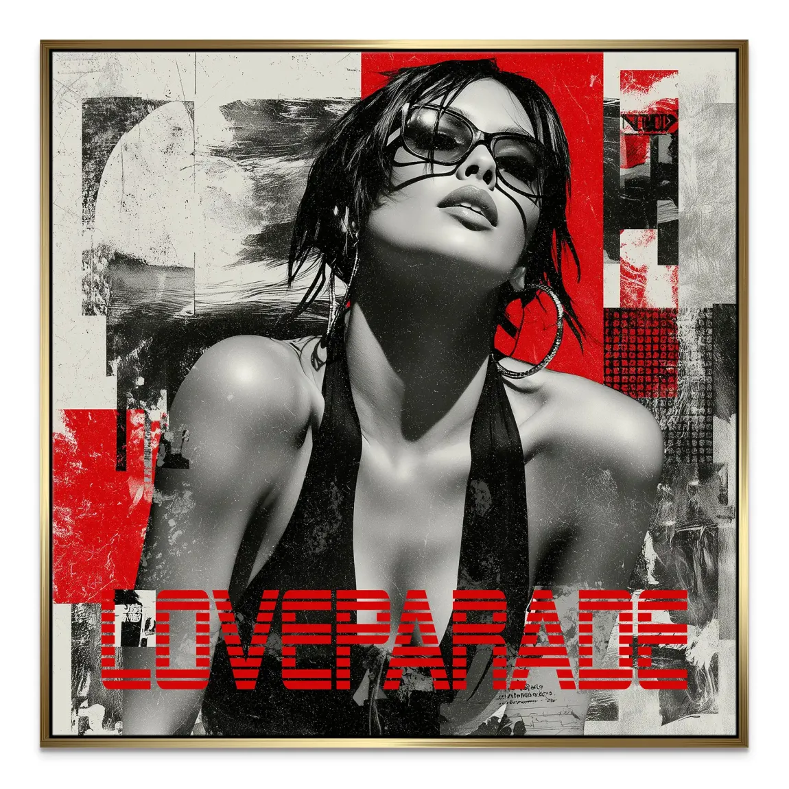 Loveparade Beauty Leinwand Bild