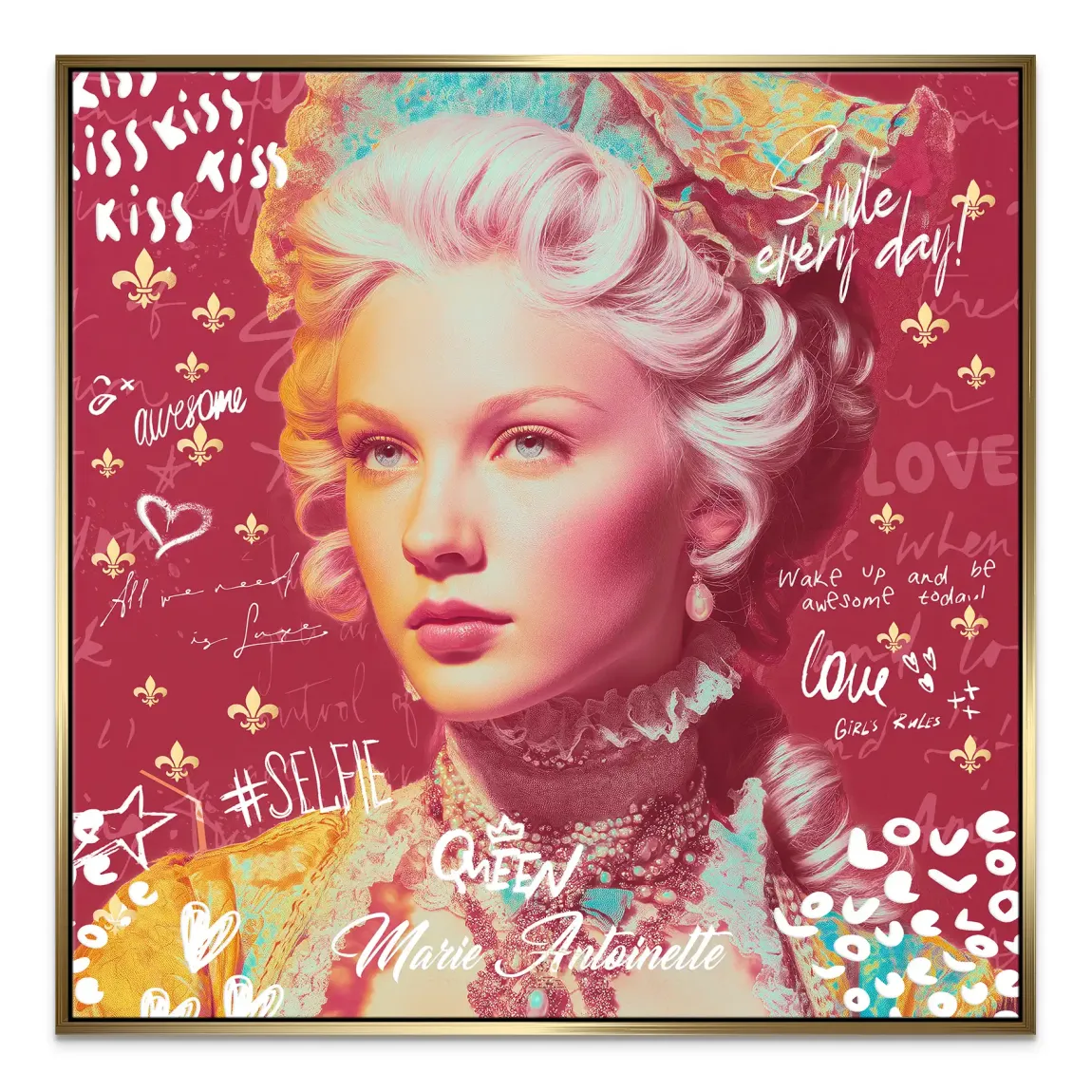 Royal Pop Leinwand Bild