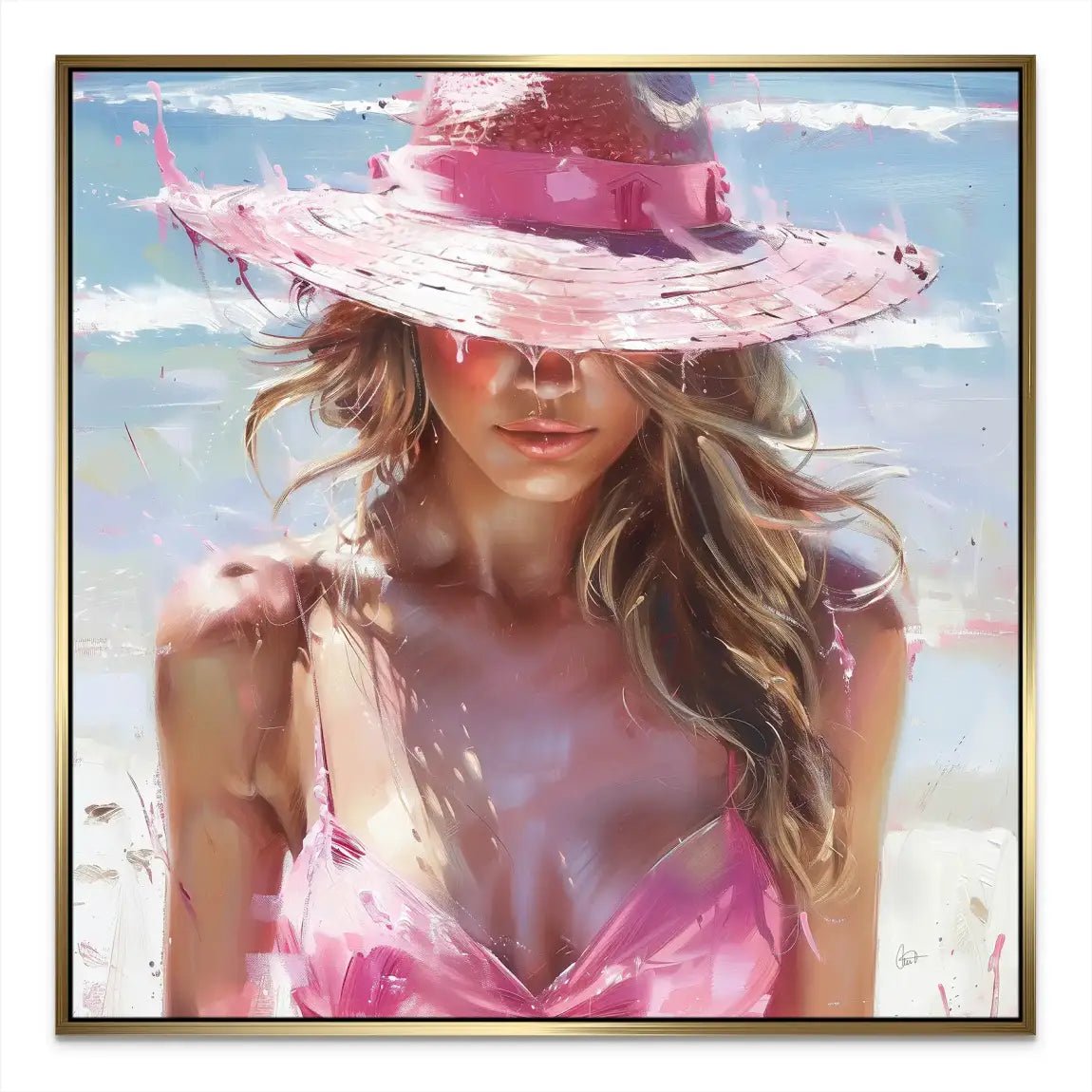 Summer Beach Beauty Leinwand Bild INGALERIE