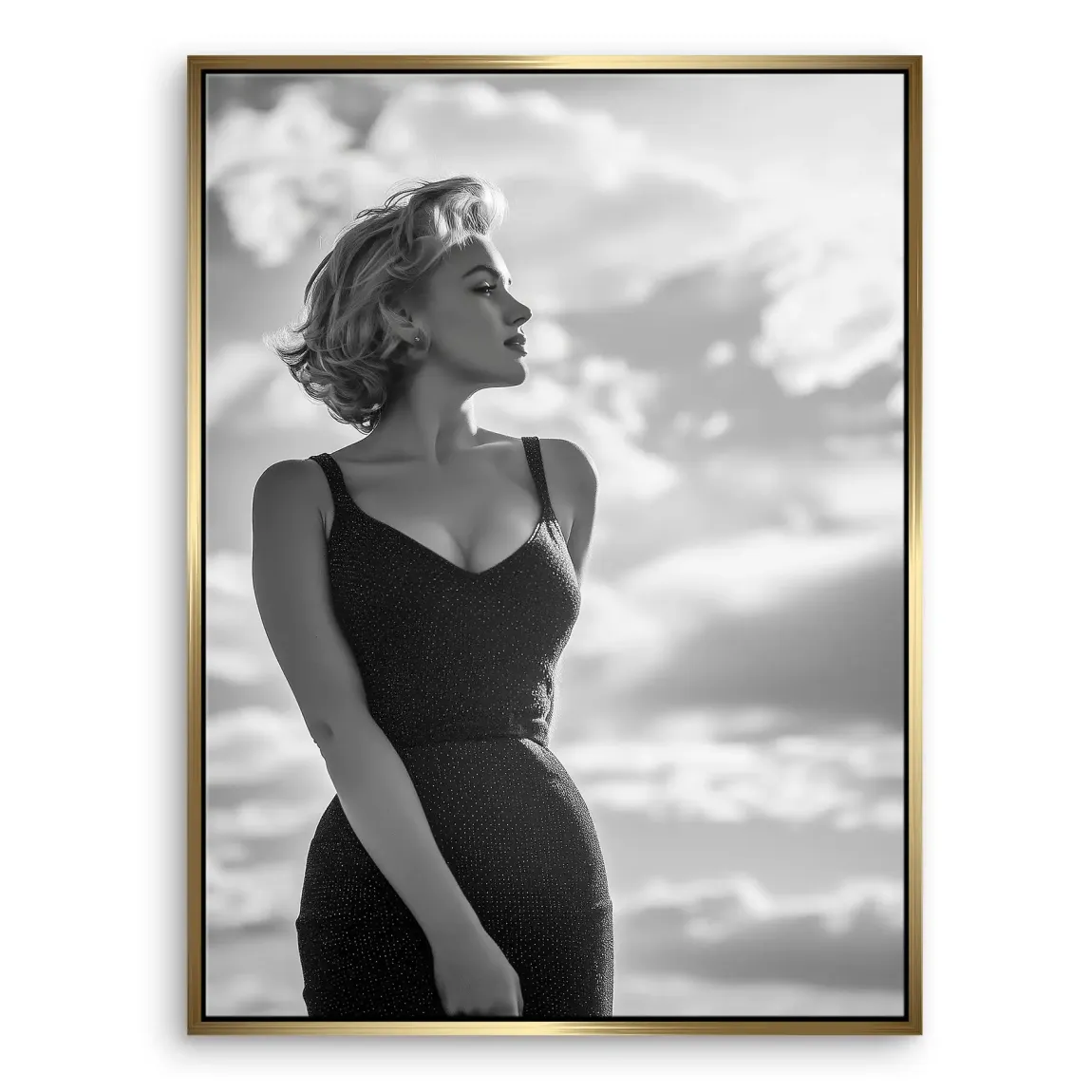 Marilyn Sunset Grace Leinwand Bild