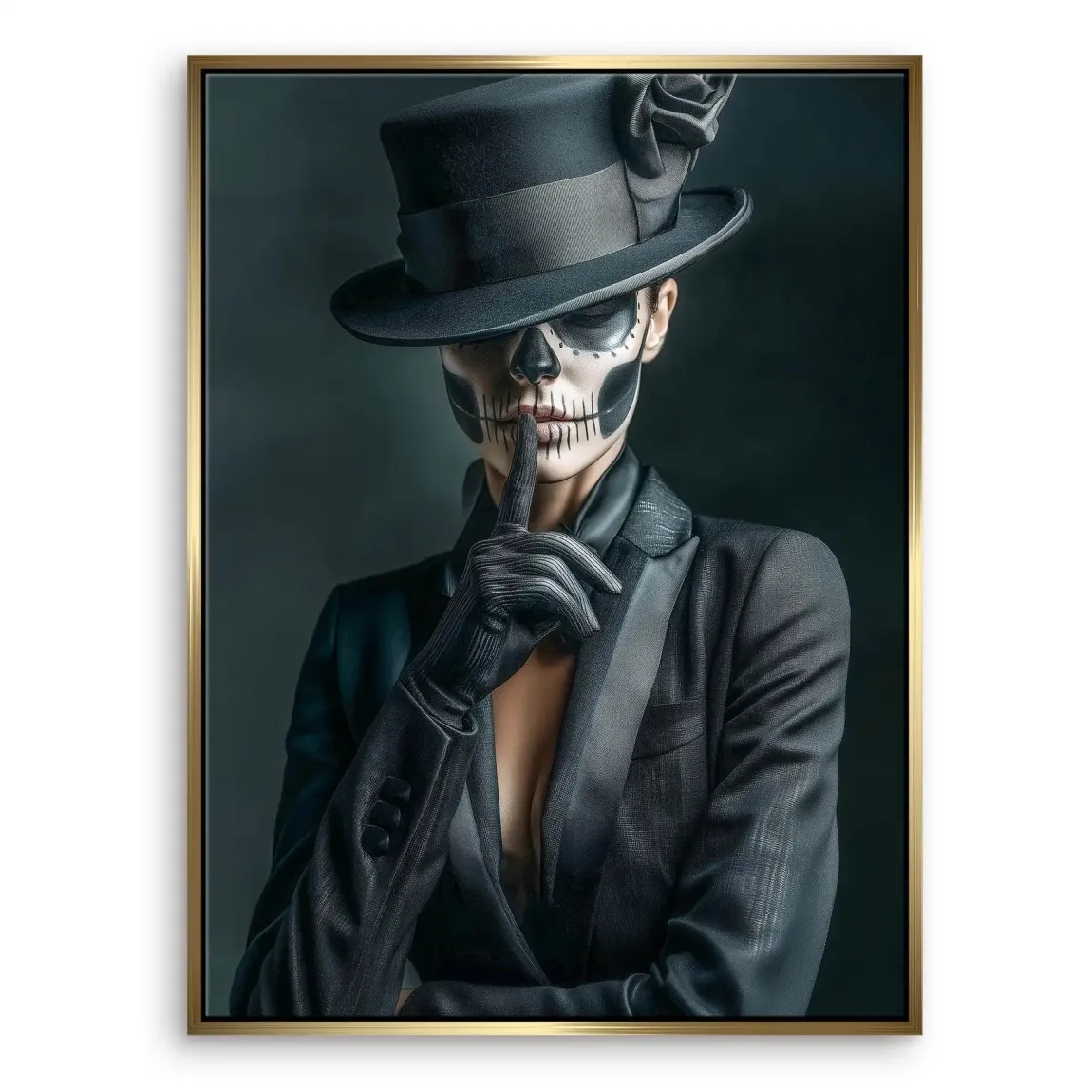 Silent la Catrina Leinwand Bild INGALERIE