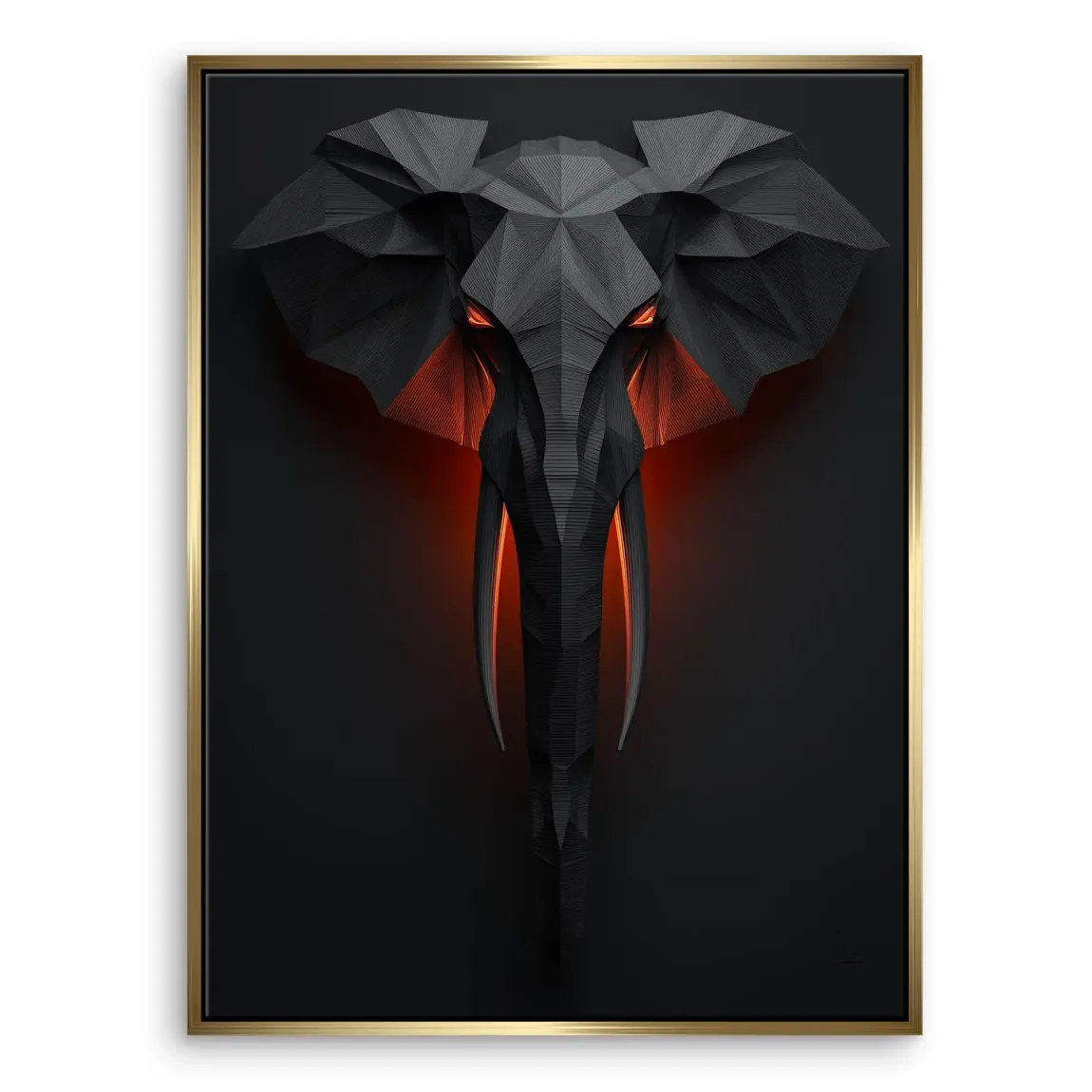 Mystischer Elefant Leinwand Bild